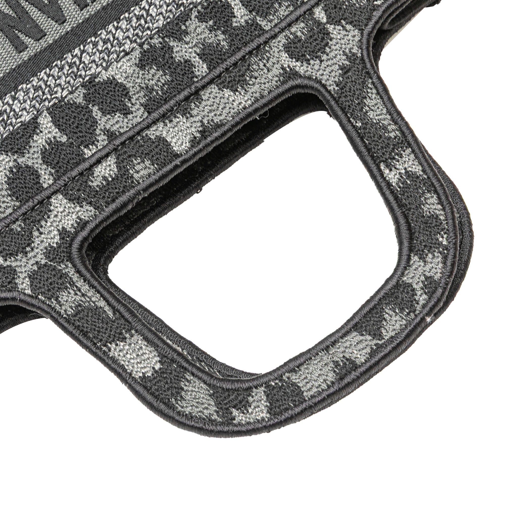 Mizza Mini Embroidered Canvas Leopard Book Tote - Image 8
