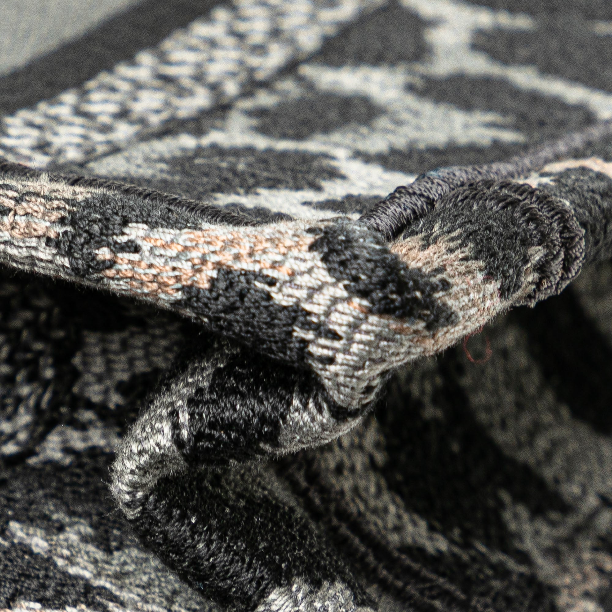Mizza Mini Embroidered Canvas Leopard Book Tote - Image 9