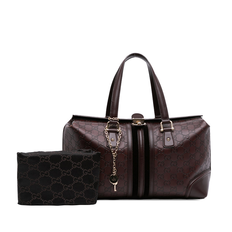 Guccissima Treasure Boston Bag - Image 6