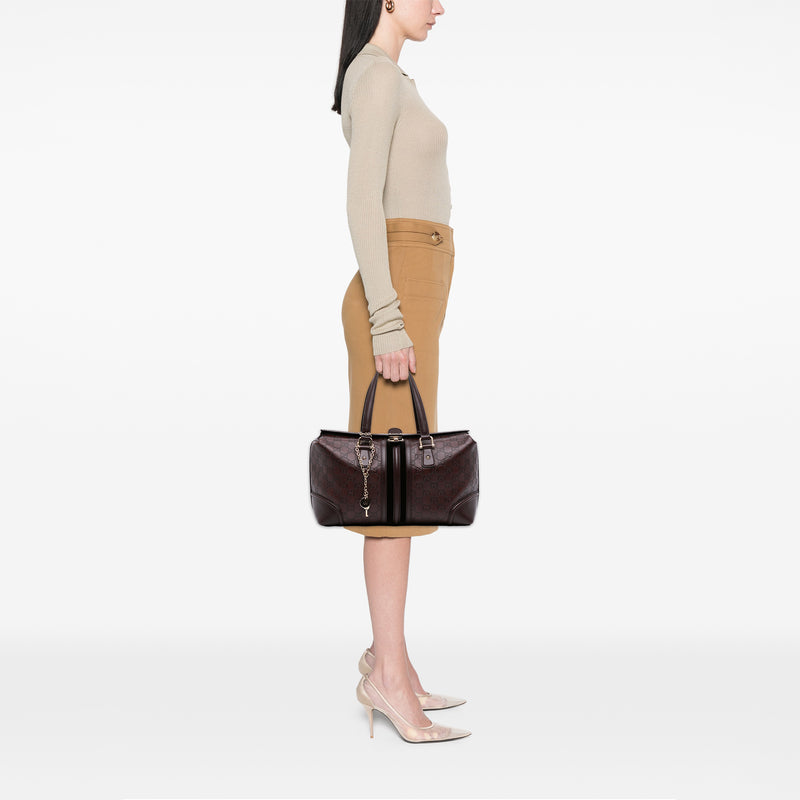 Guccissima Treasure Boston Bag - Image 7
