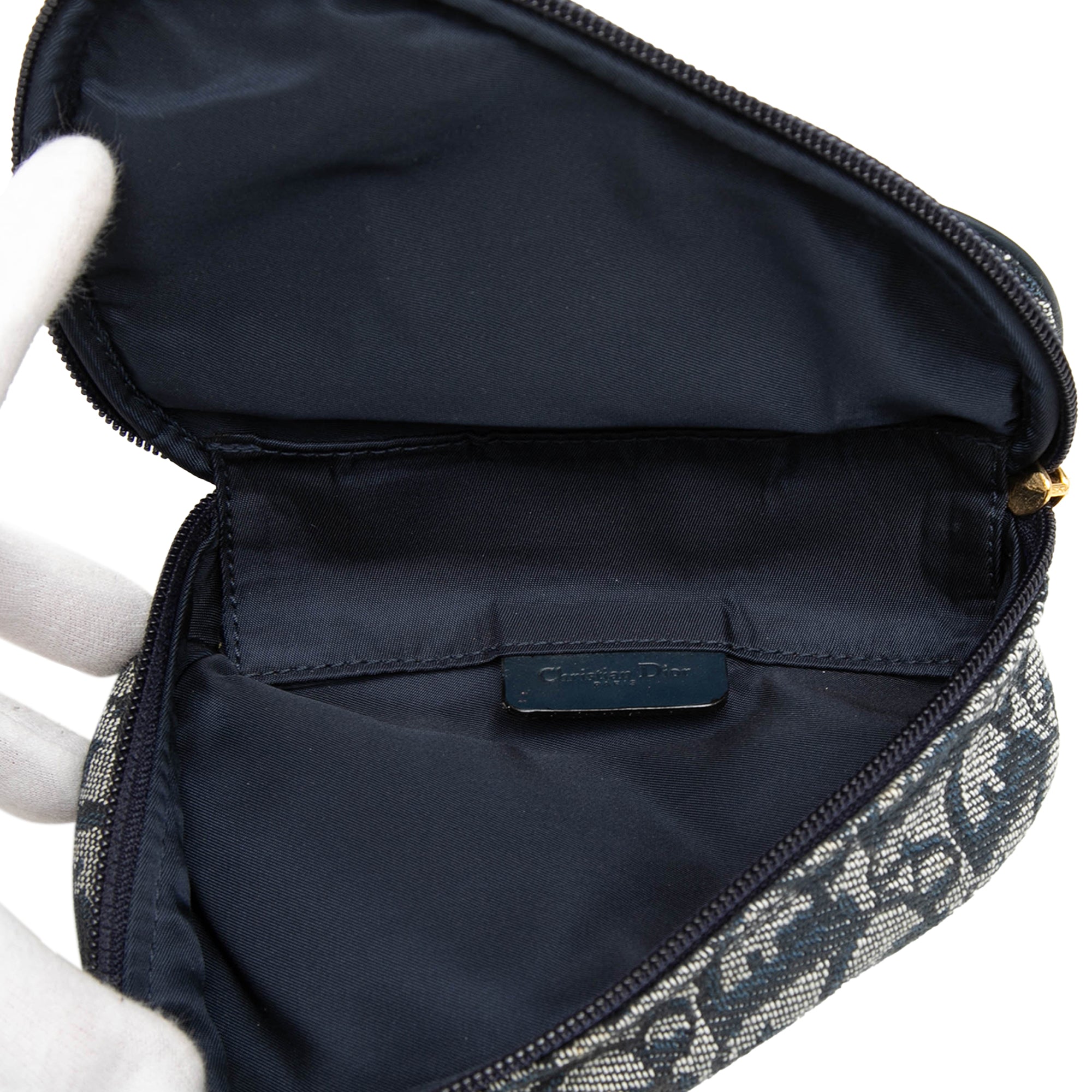 Diorissimo Canvas Saddle Pouch - Image 4