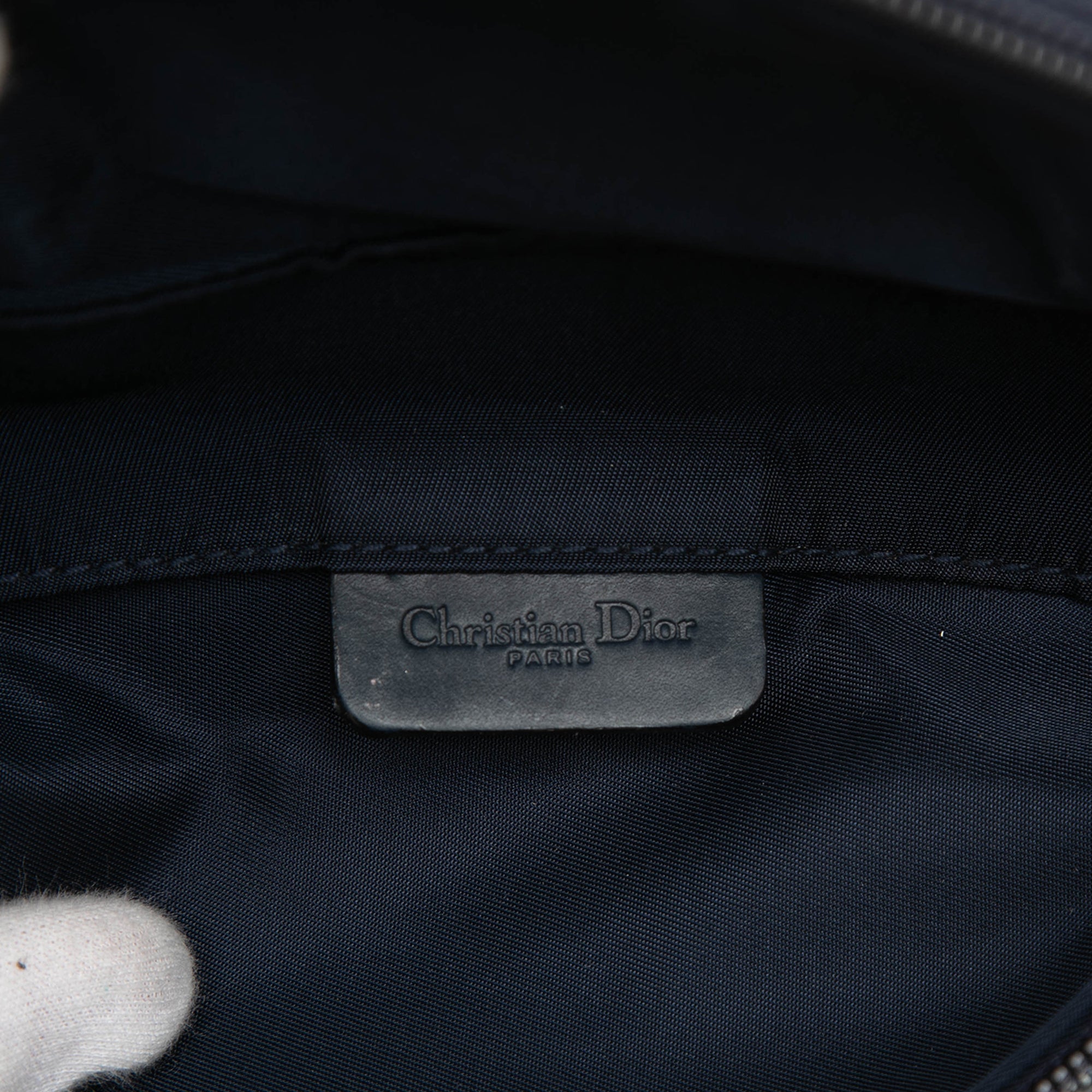 Diorissimo Canvas Saddle Pouch - Image 5