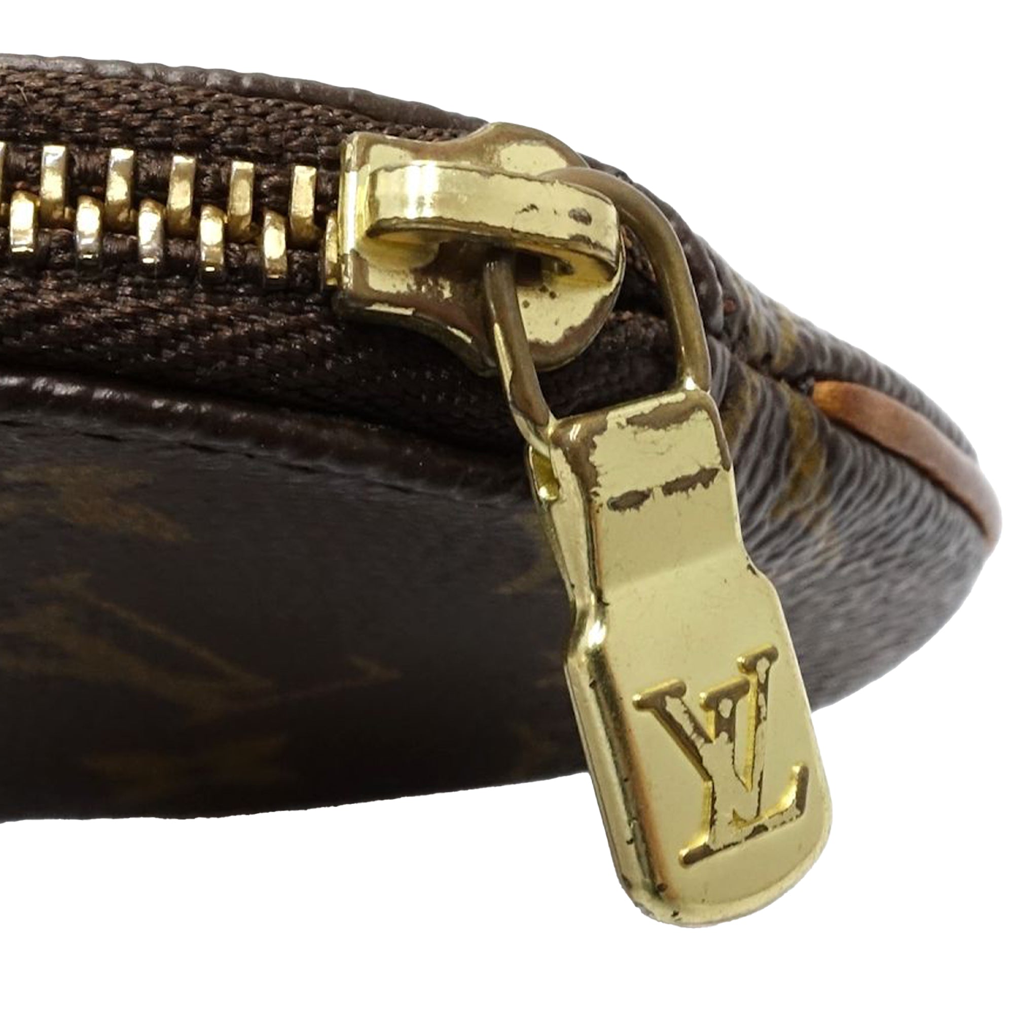 Monogram Porte Monnaie Round Coin Purse - Image 6