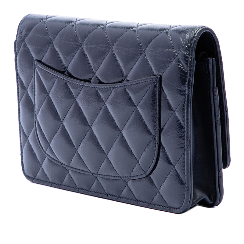 Quilted Shiny Aged Calfskin Reissue 2.55 Wallet on Chain - Image 2