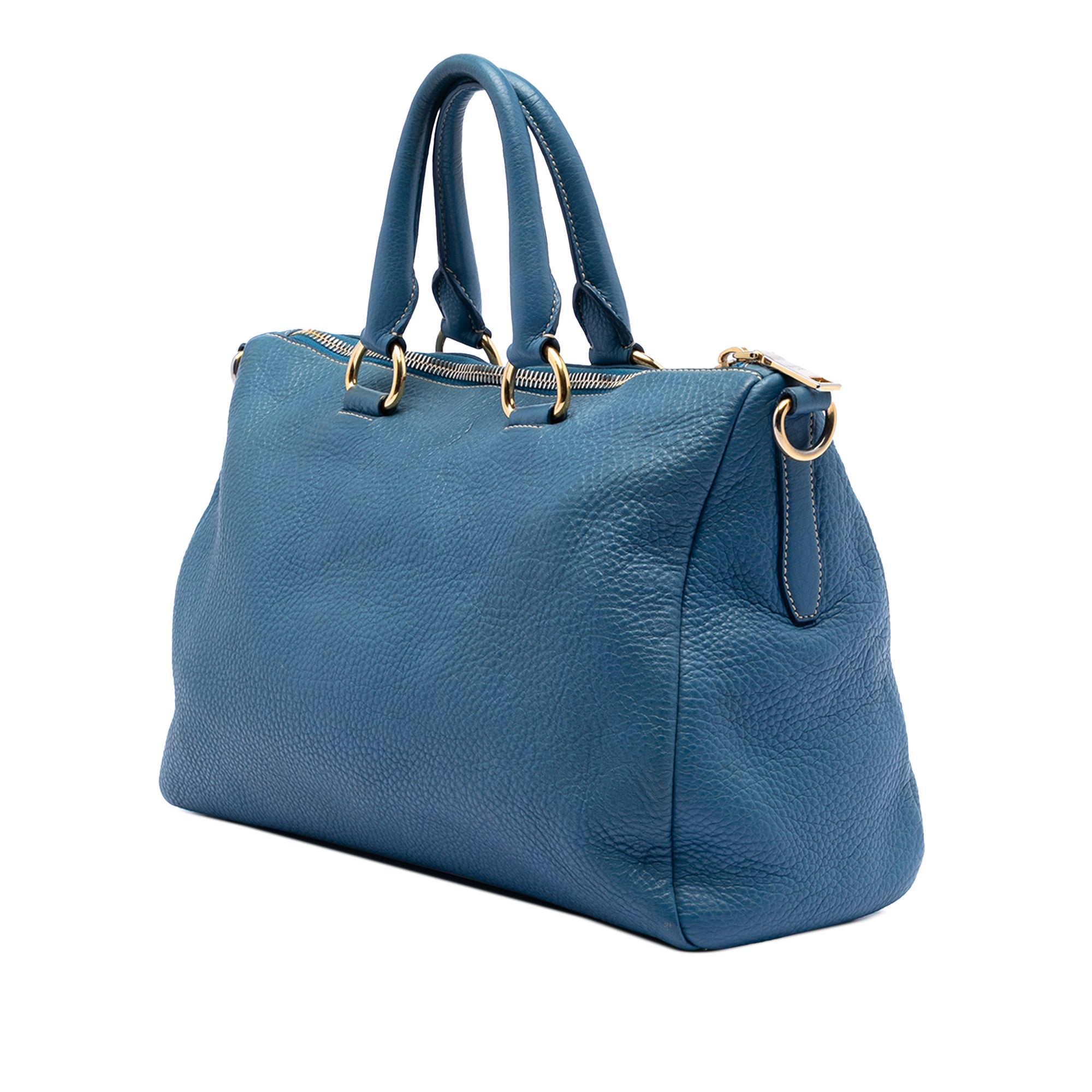 Vitello Daino Zip Top Satchel - Image 2