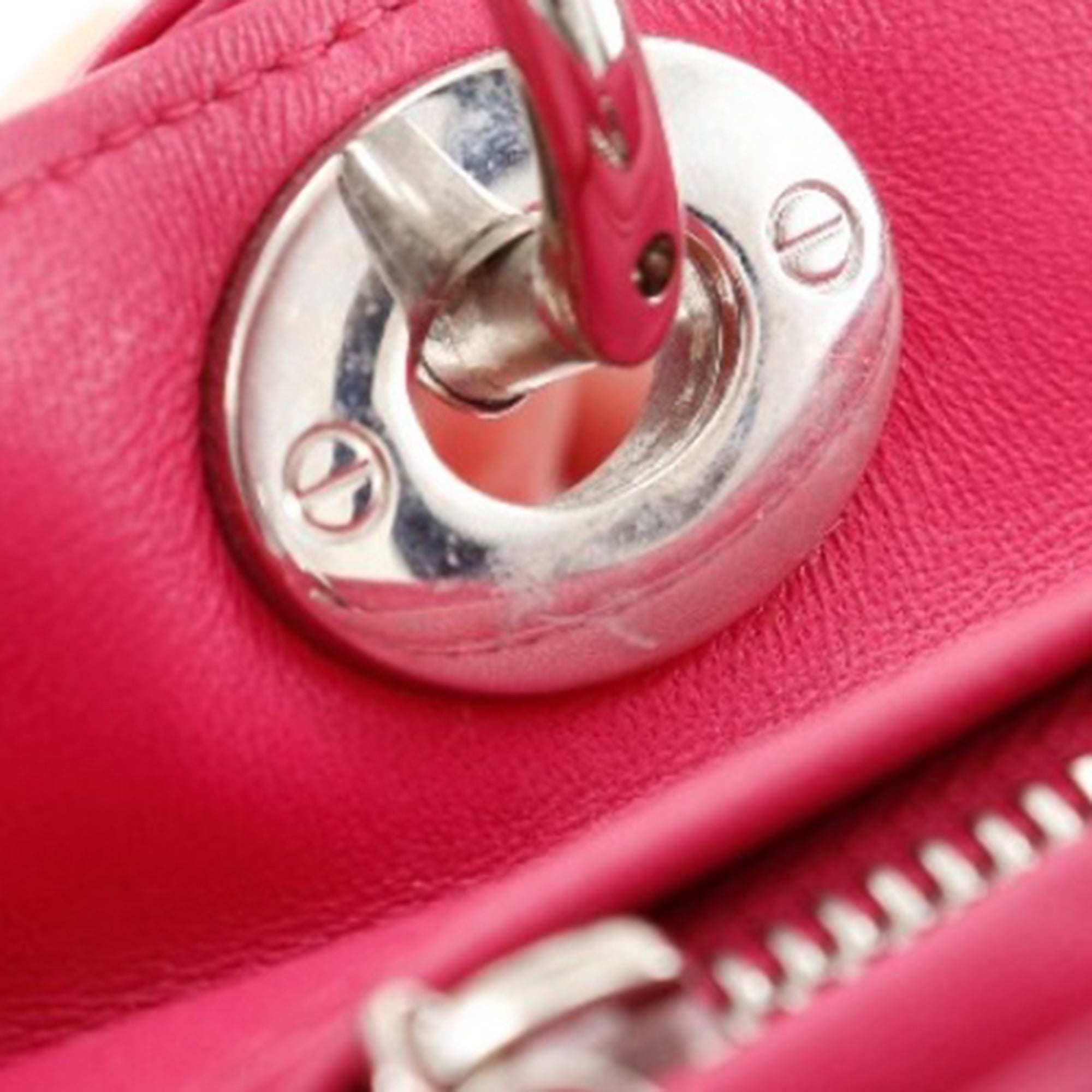 Medium Lambskin Cannage Lady Dior - Image 13