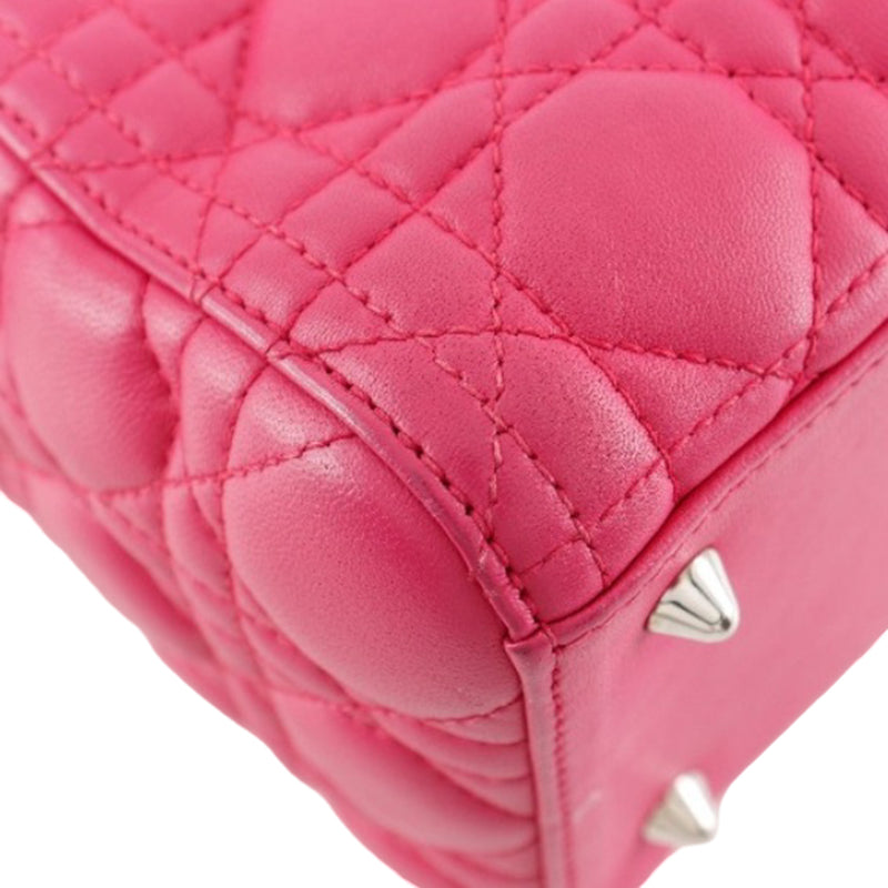 Medium Lambskin Cannage Lady Dior - Image 16