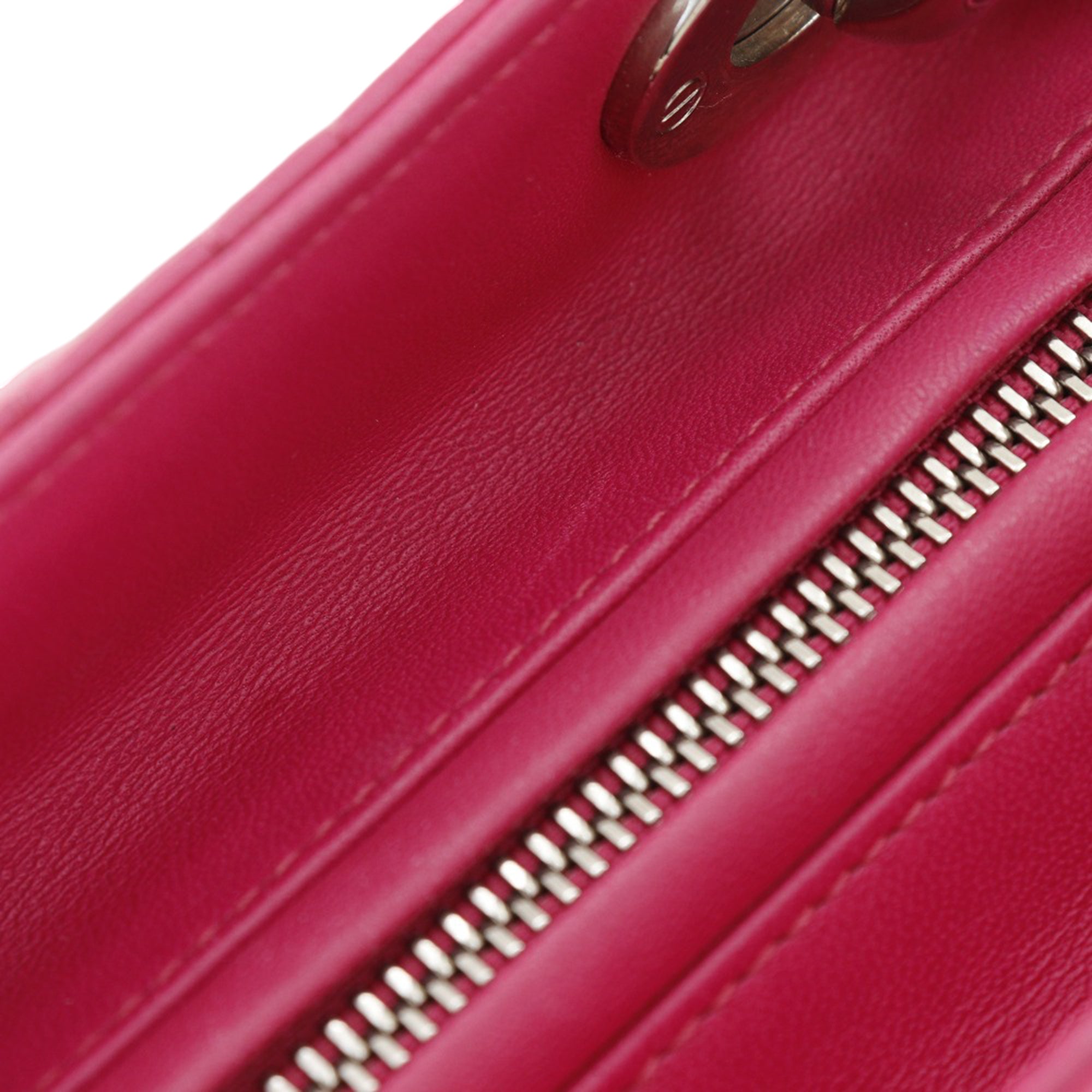 Medium Lambskin Cannage Lady Dior - Image 18
