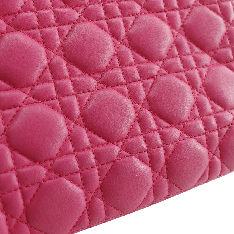 Medium Lambskin Cannage Lady Dior - Image 21