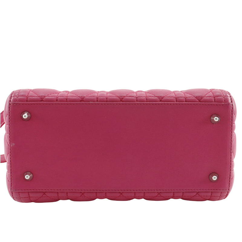 Medium Lambskin Cannage Lady Dior - Image 4