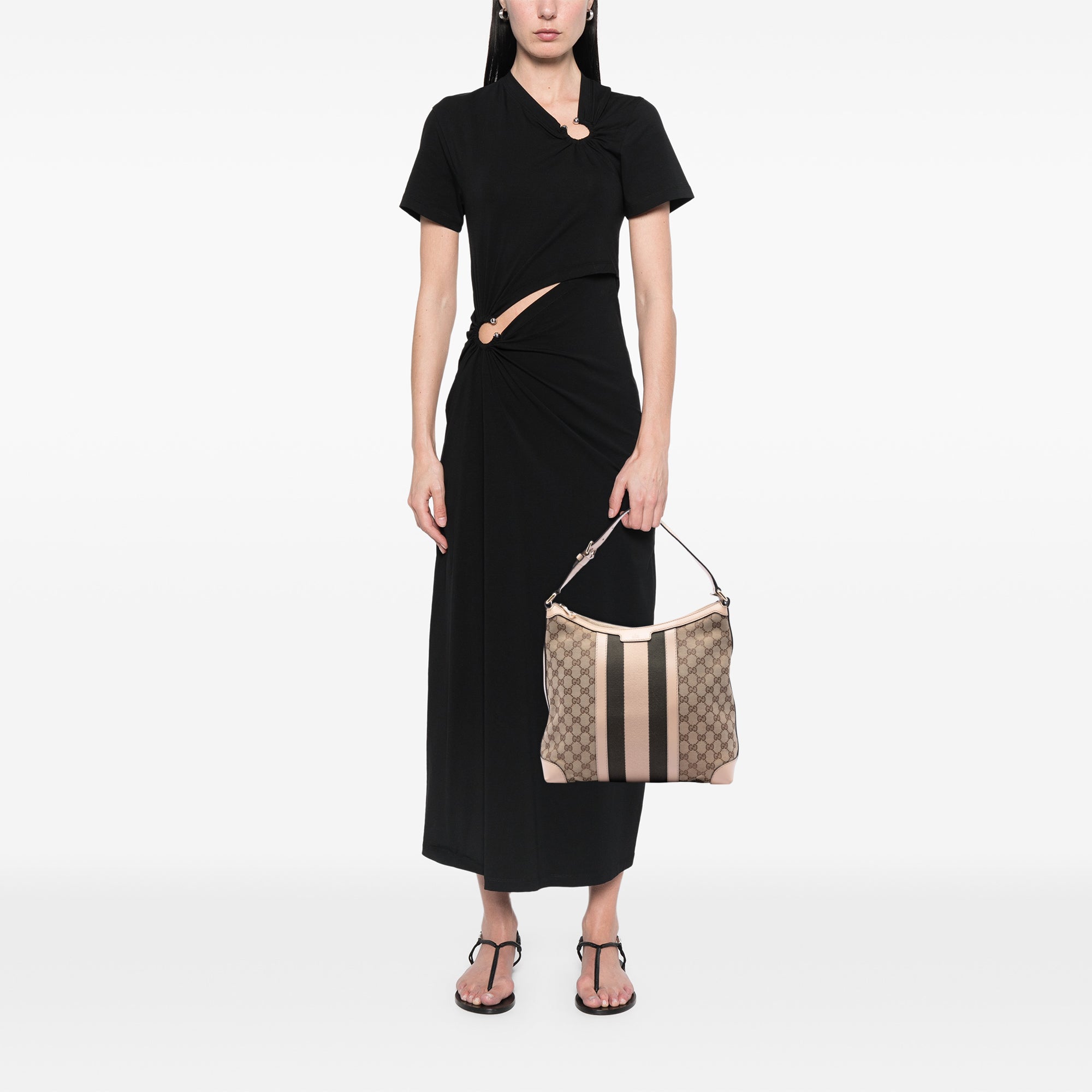 Medium GG Canvas Web Shoulder Bag - Image 5
