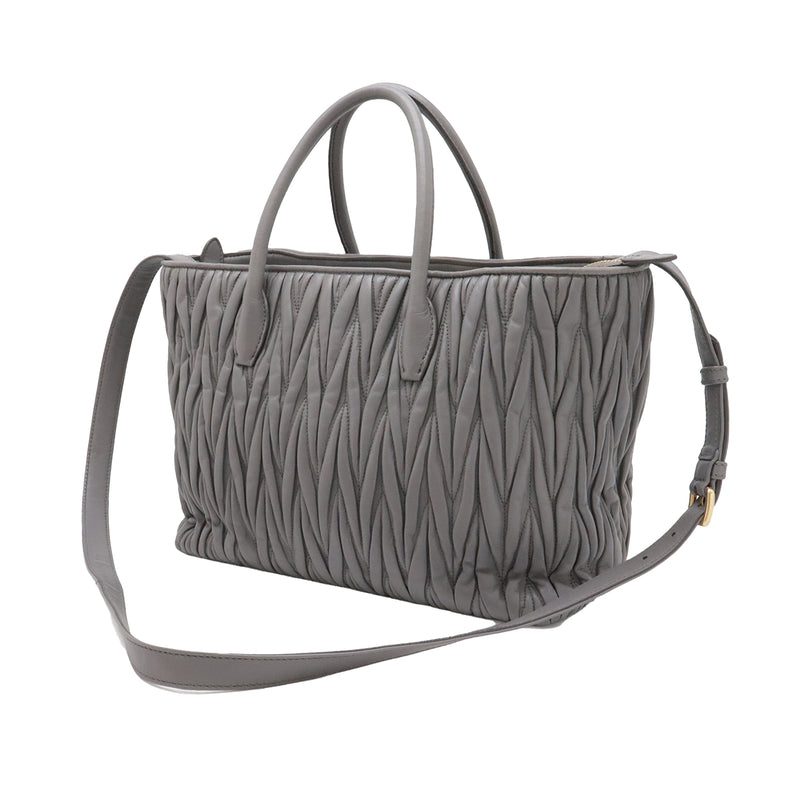 Matelasse Nappa Satchel - Image 2