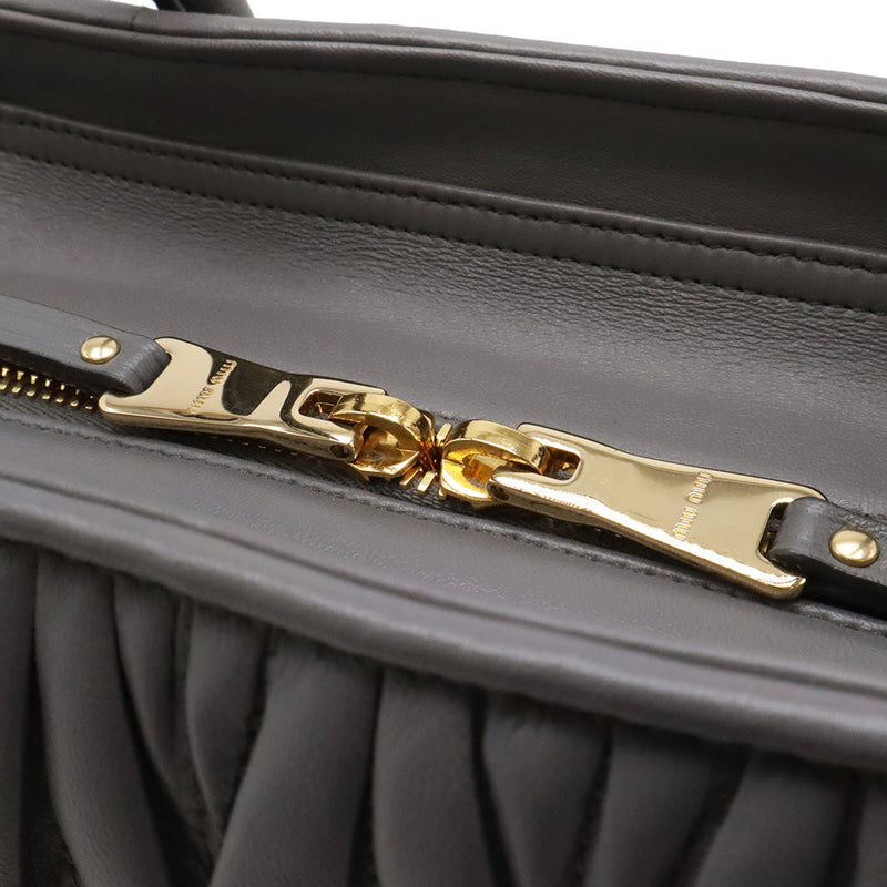 Matelasse Nappa Satchel - Image 7