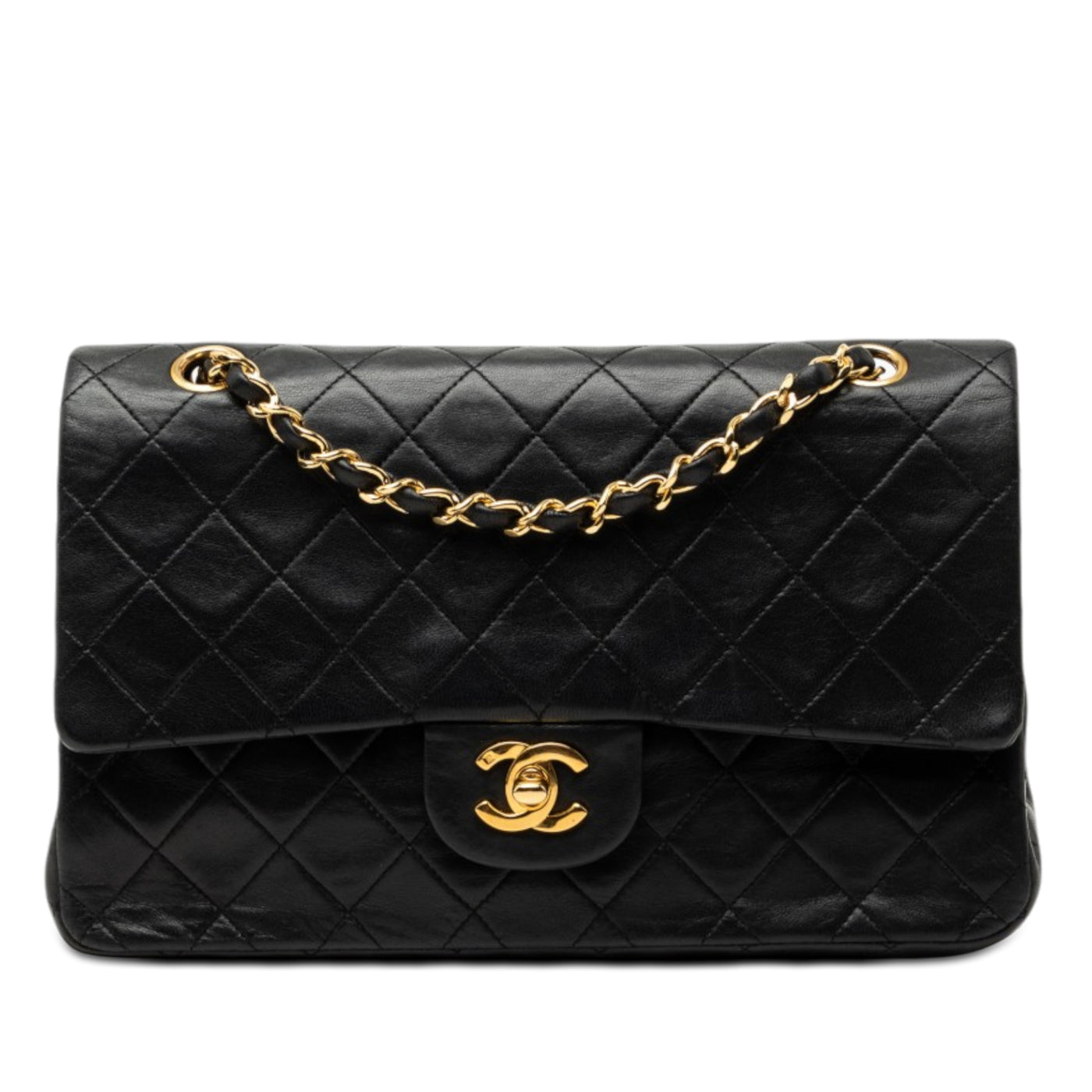 Medium Classic Lambskin Double Flap - Image 1
