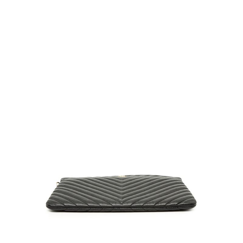 Medium CC Chevron Caviar O Case Clutch - Image 3