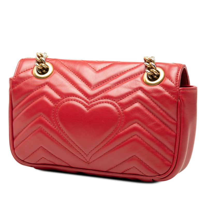 Small GG Marmont Matelasse Calfskin Shoulder Bag - Image 2