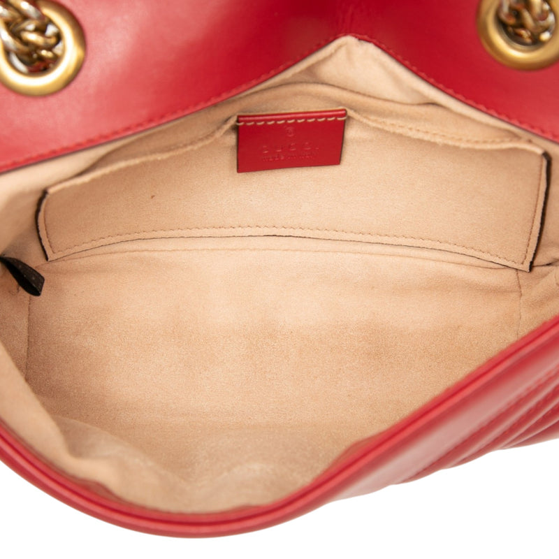Small GG Marmont Matelasse Calfskin Shoulder Bag - Image 4