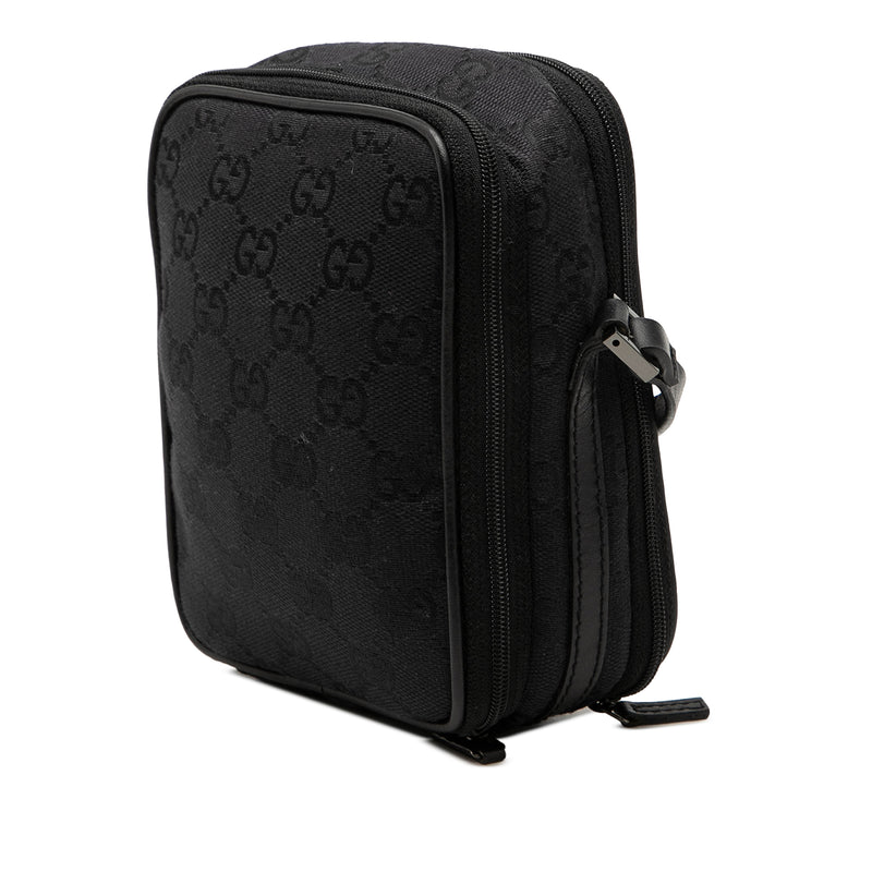 GG Canvas Double Zip Accessory Pouch - Image 2