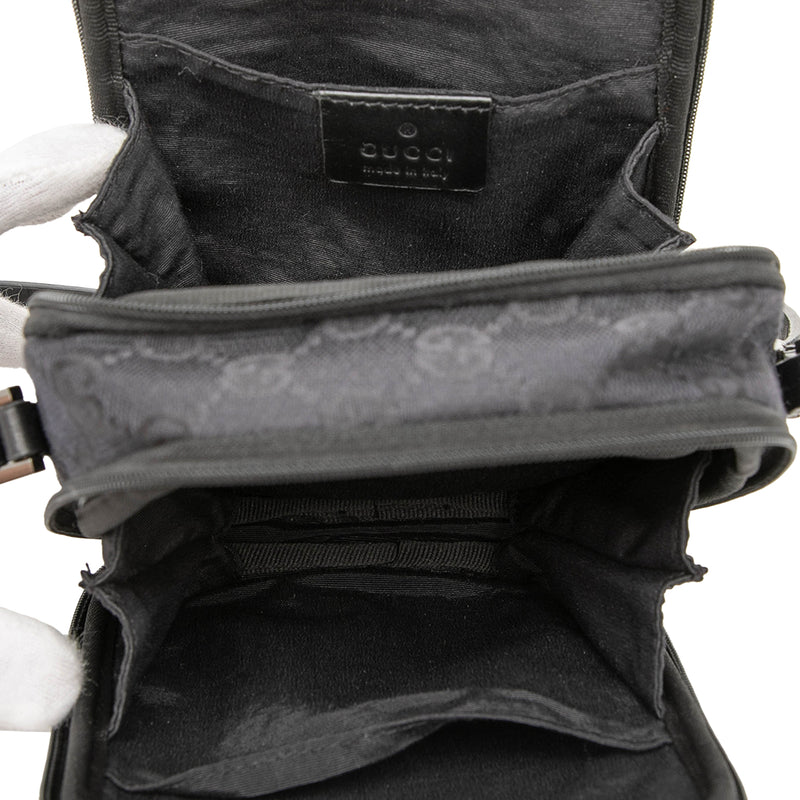 GG Canvas Double Zip Accessory Pouch - Image 4