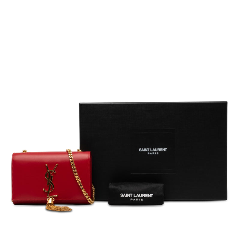 Small Smooth Calfskin Monogram Kate Tassel Crossbody - Image 8