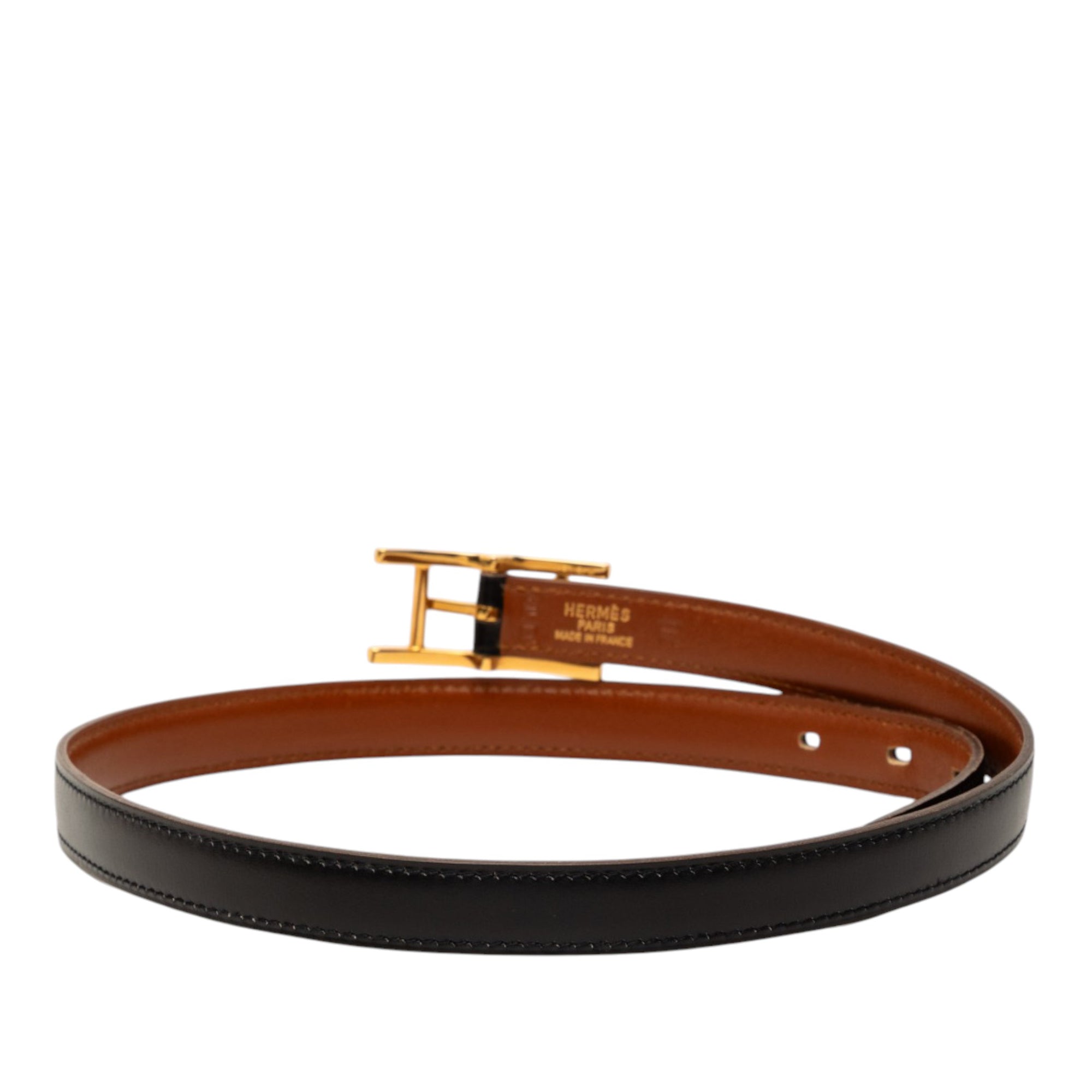 Box Calf Quentin Reversible Belt - Image 3