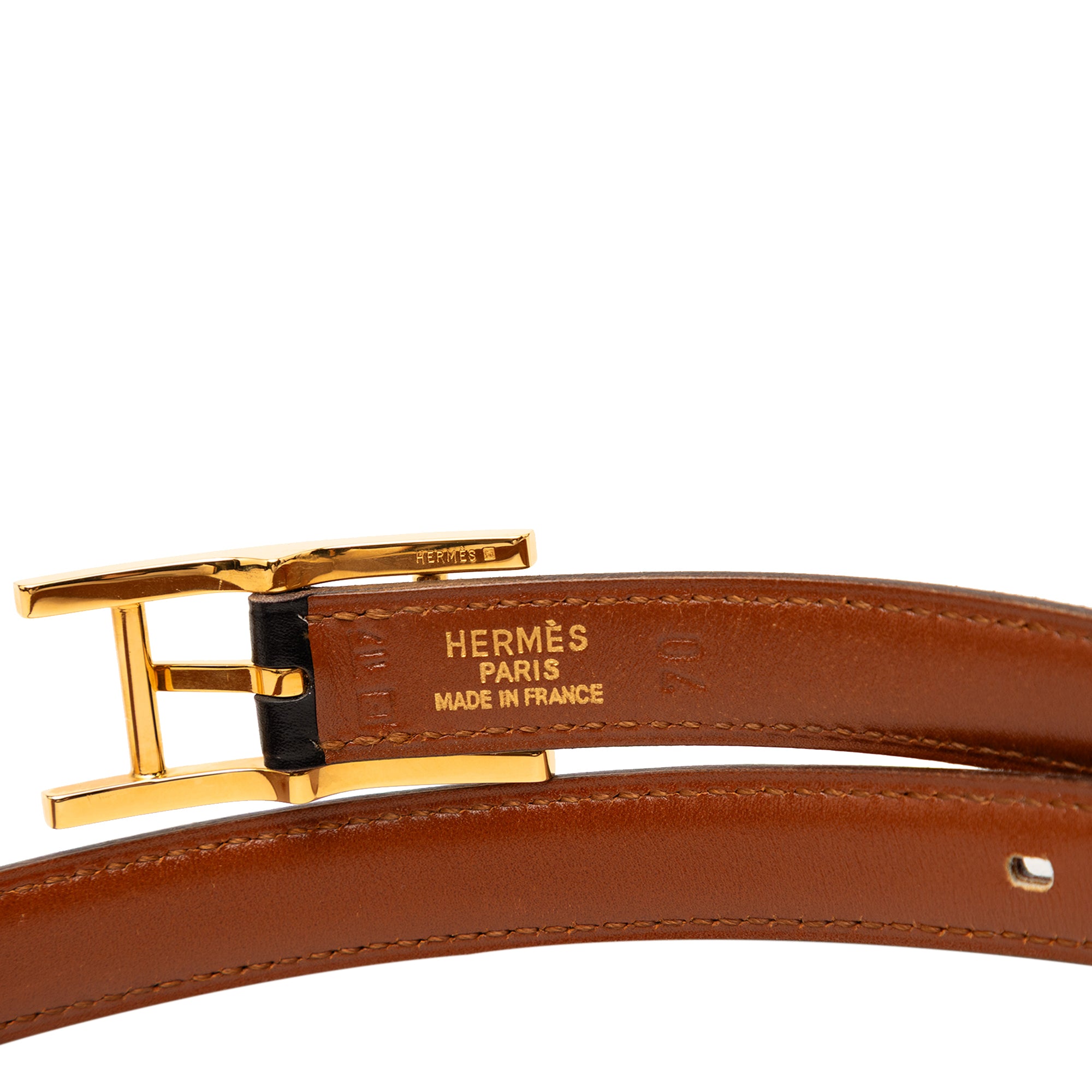 Box Calf Quentin Reversible Belt - Image 4