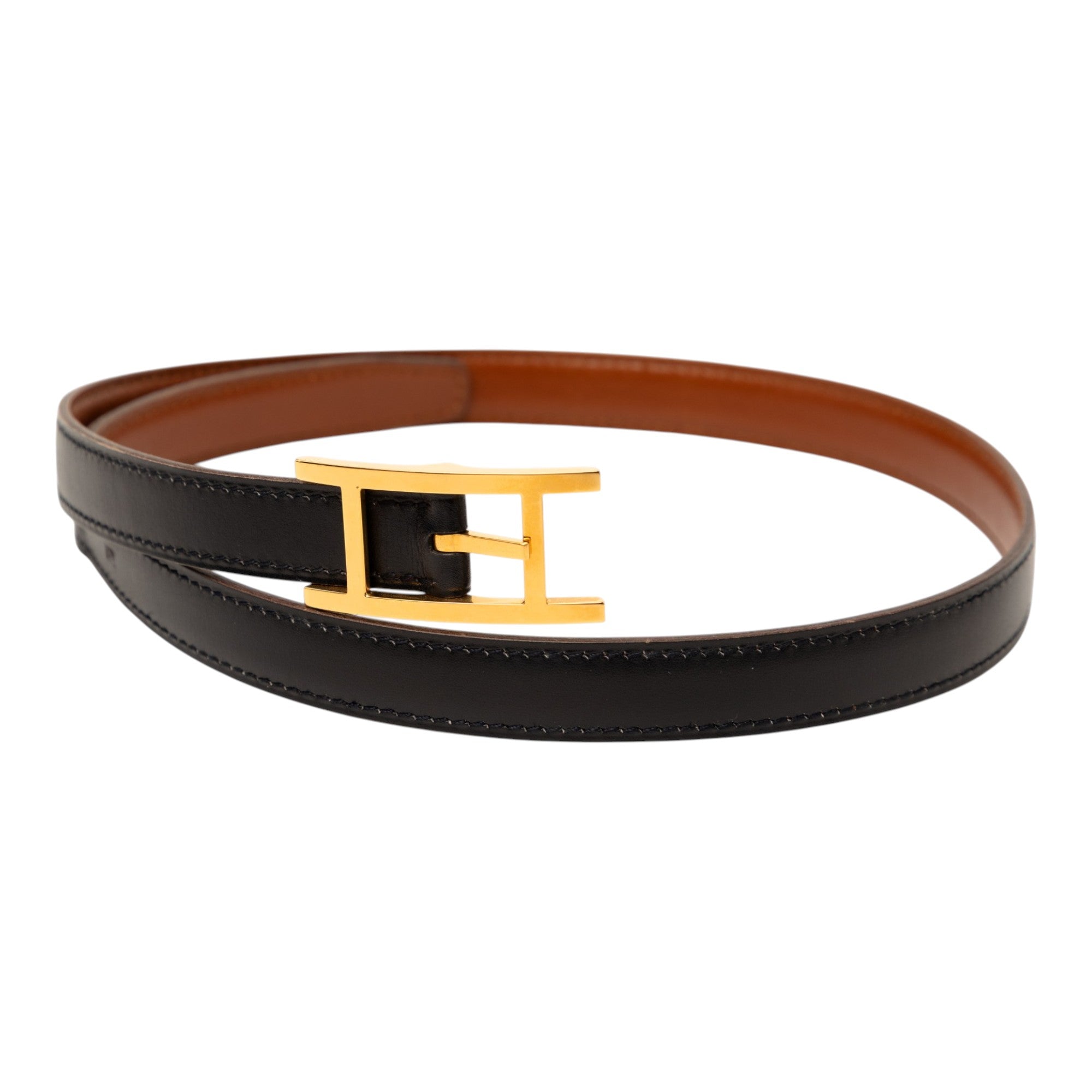 Box Calf Quentin Reversible Belt - Image 5