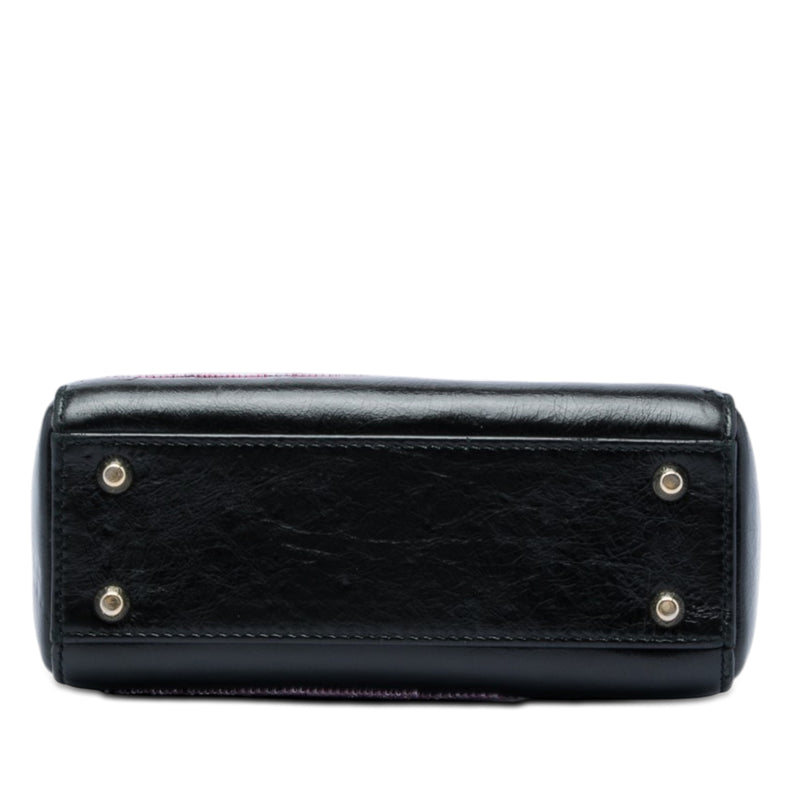 Mini Calfskin Beaded Lady Dior - Image 3