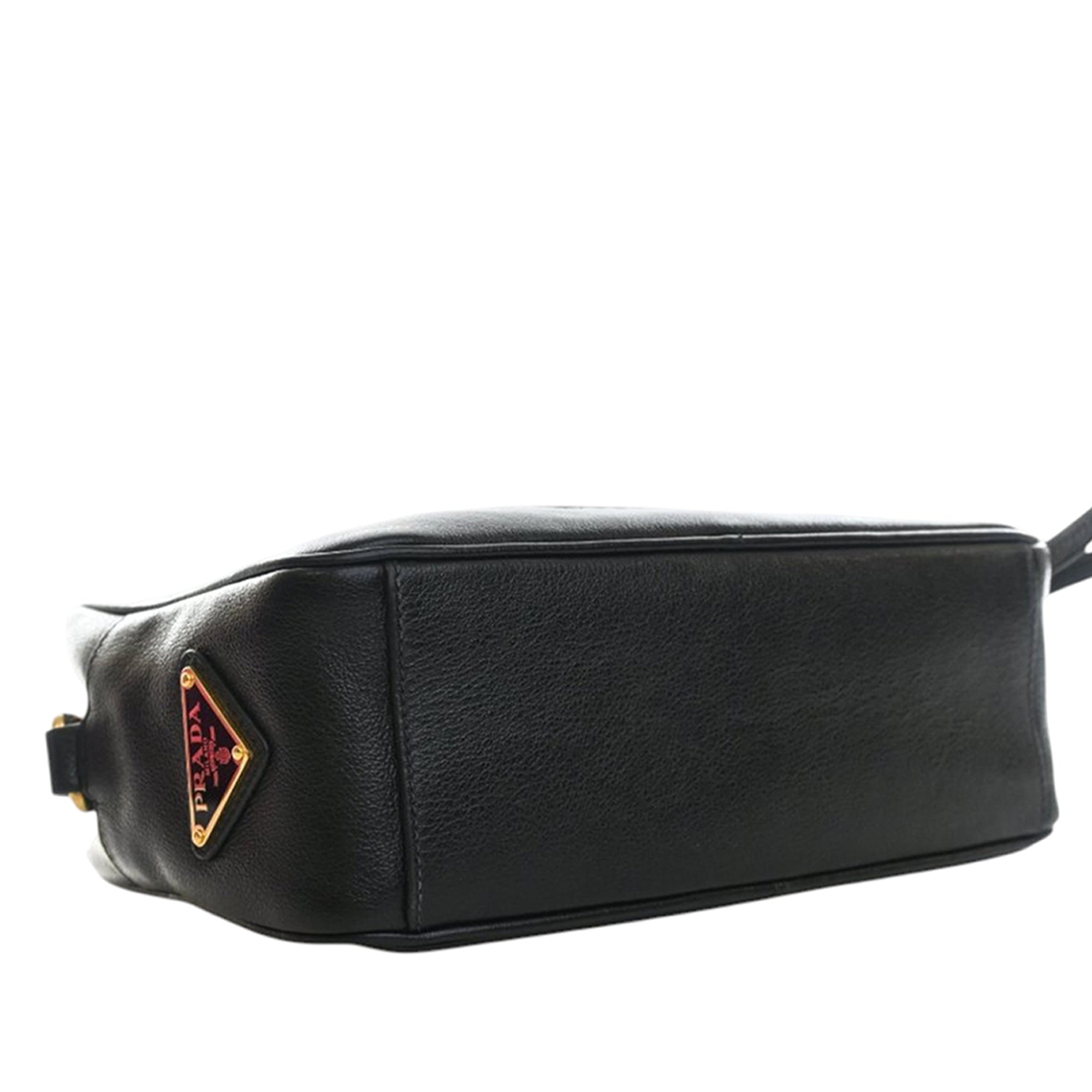 Small Embossed Calfskin Canapa Logo Camera Bag - Image 12