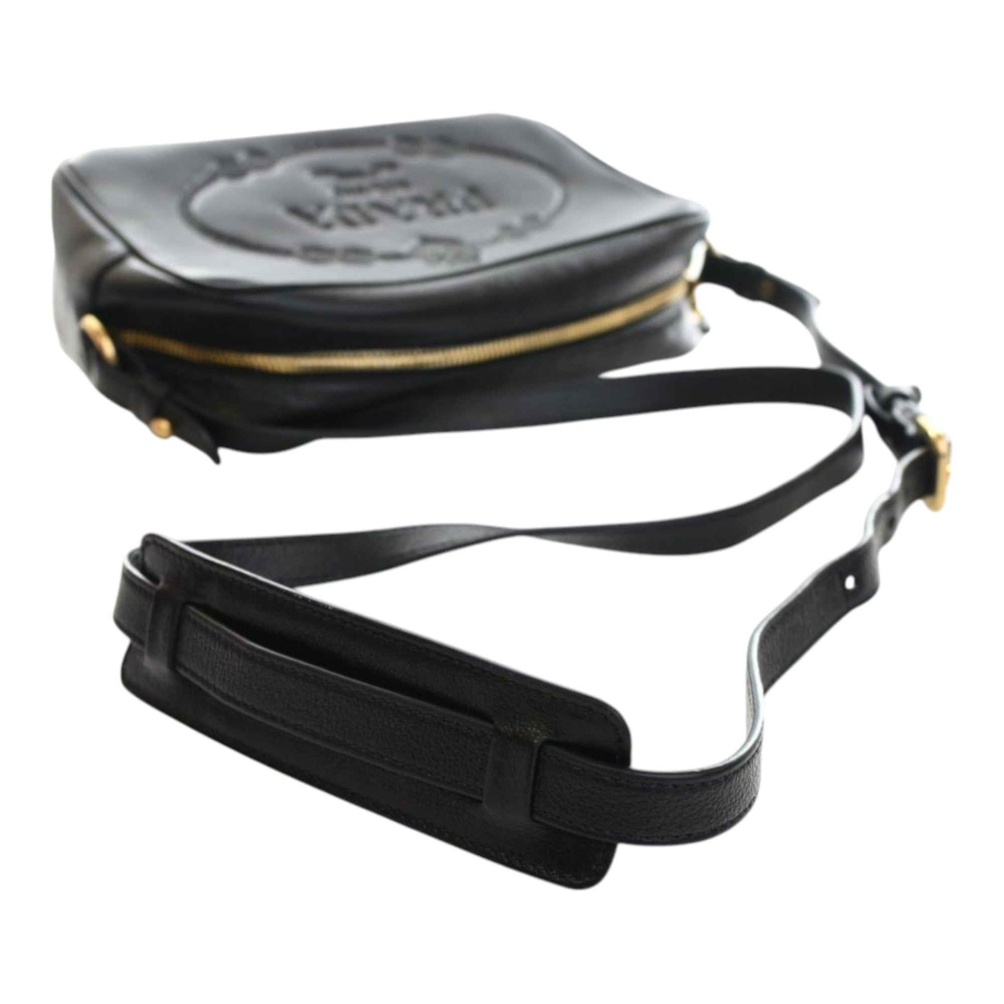 Small Embossed Calfskin Canapa Logo Camera Bag - Image 14
