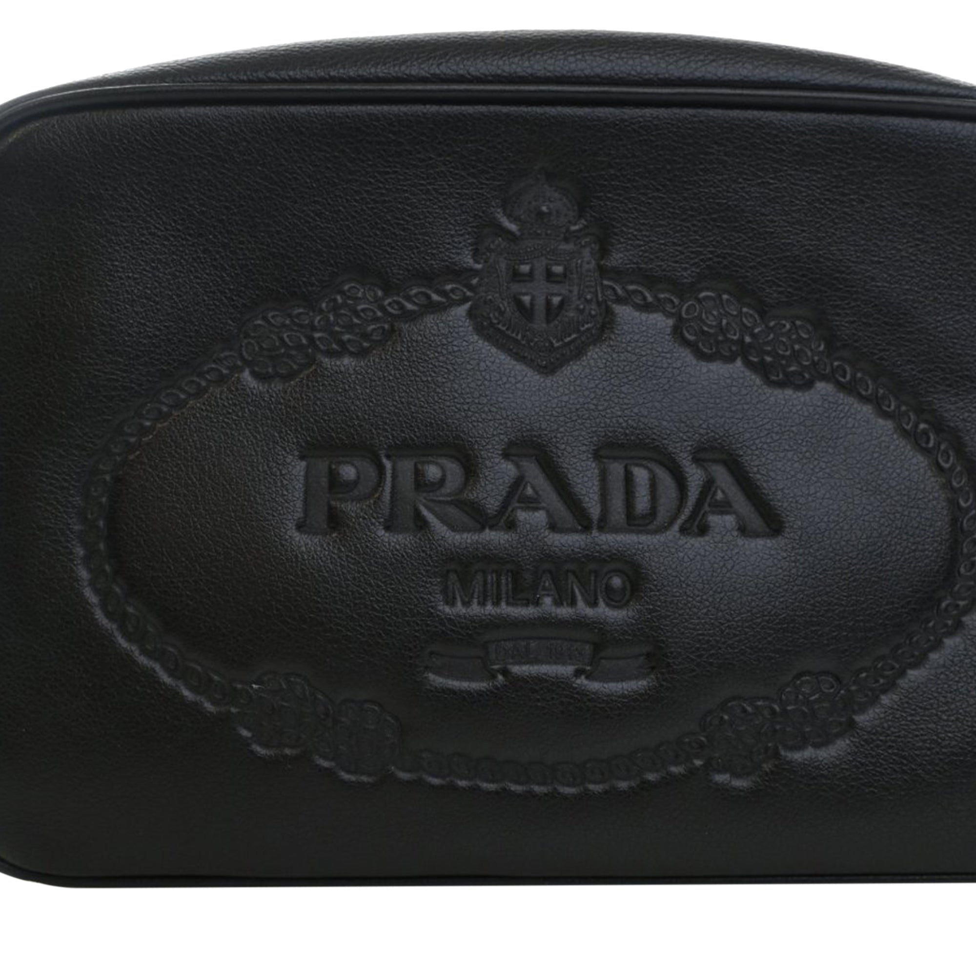 Small Embossed Calfskin Canapa Logo Camera Bag - Image 8