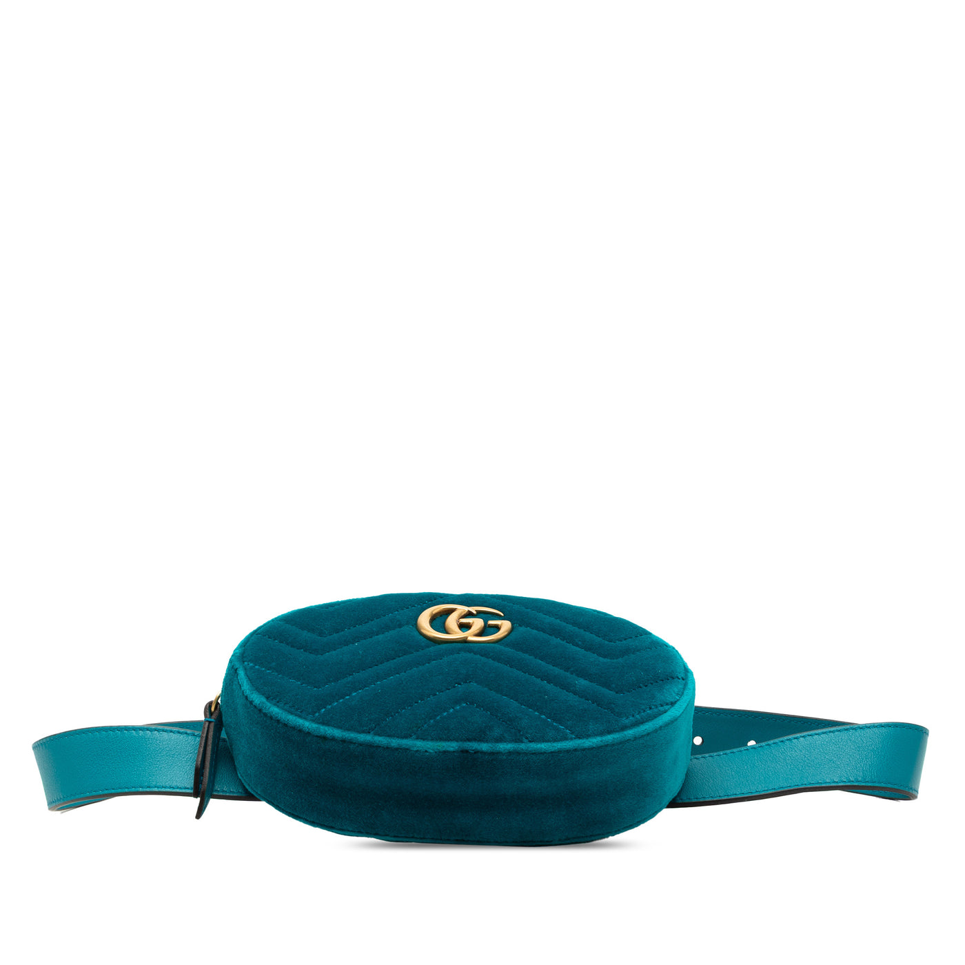 GG Marmont Matelasse Velvet Belt Bag - Image 3
