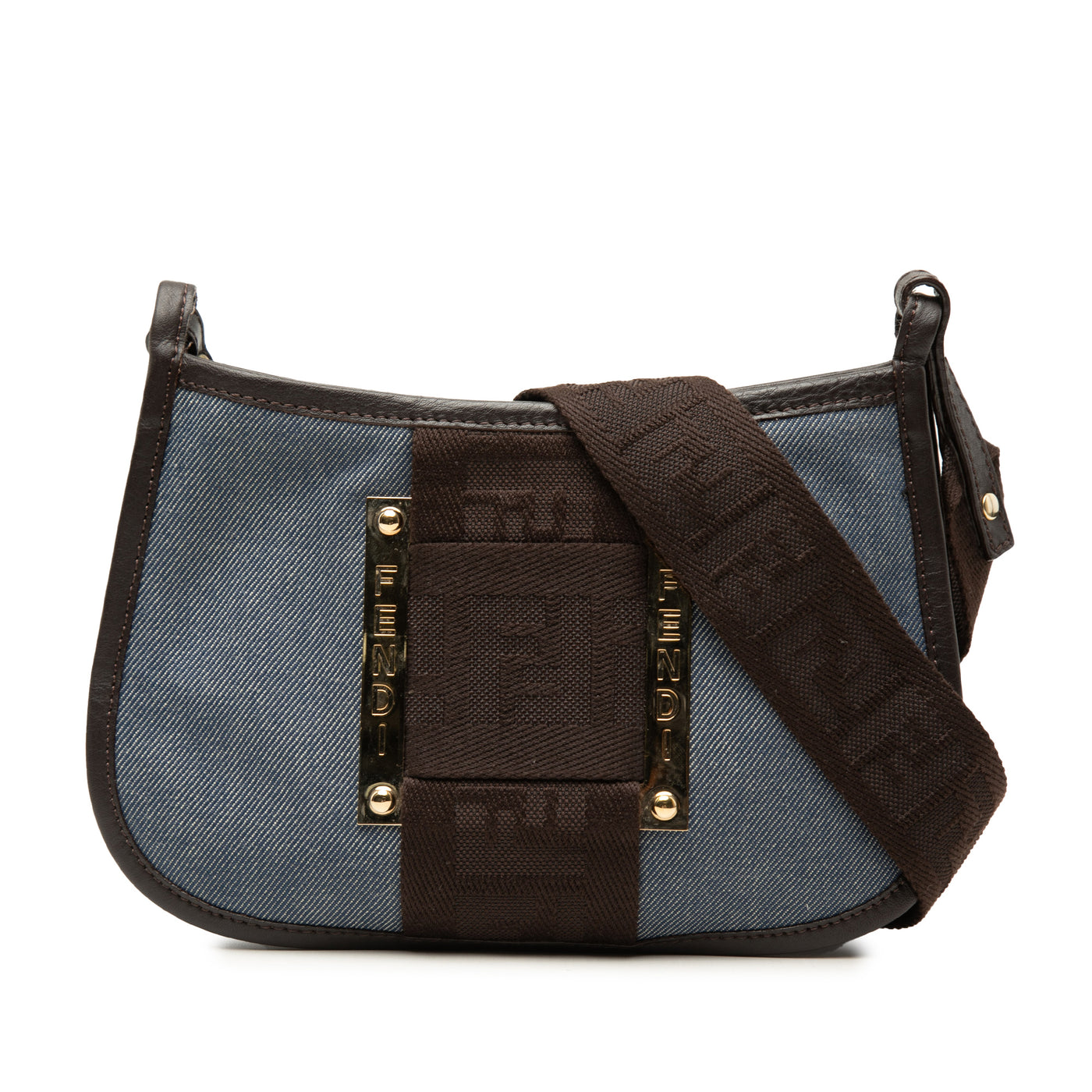 Denim Pochette Crossbody - Image 1