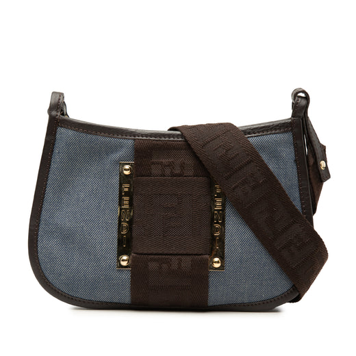 Denim Pochette Crossbody - Image 1