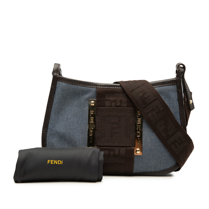 Denim Pochette Crossbody - Image 7