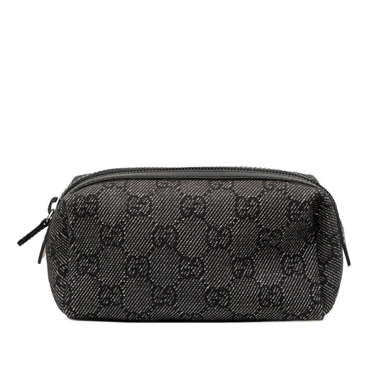 GG Denim Cosmetic Pouch - Image 1