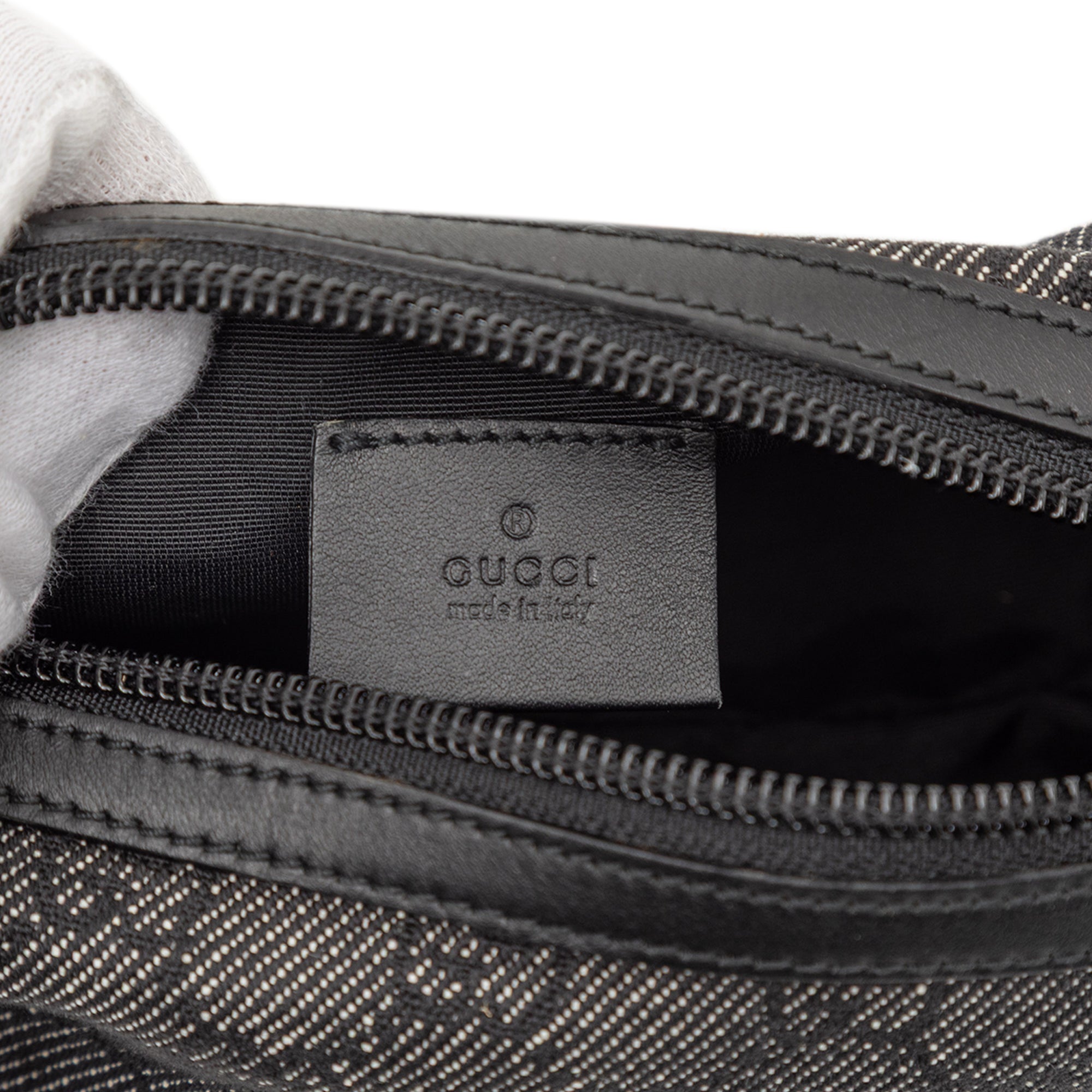 GG Denim Cosmetic Pouch - Image 5