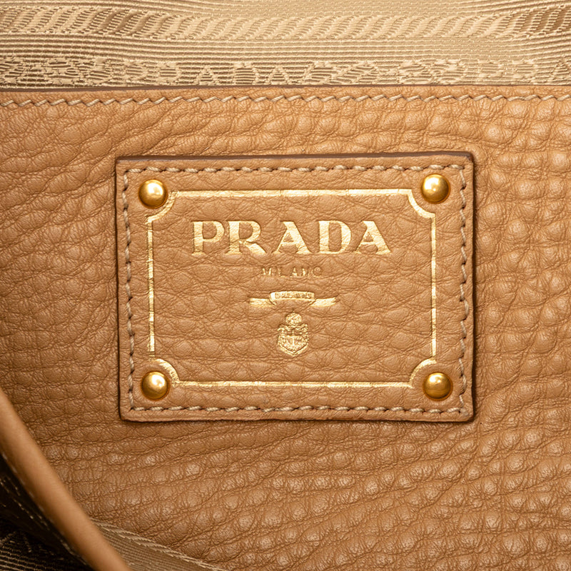 Vitello Daino Side Zip Convertible Tote - Image 5
