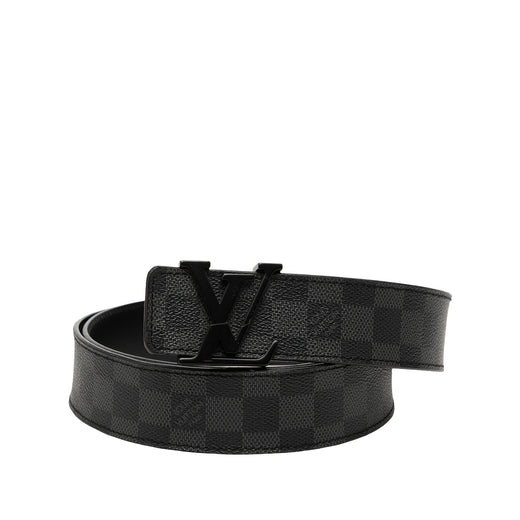 Damier Graphite Initiales Belt - Image 1