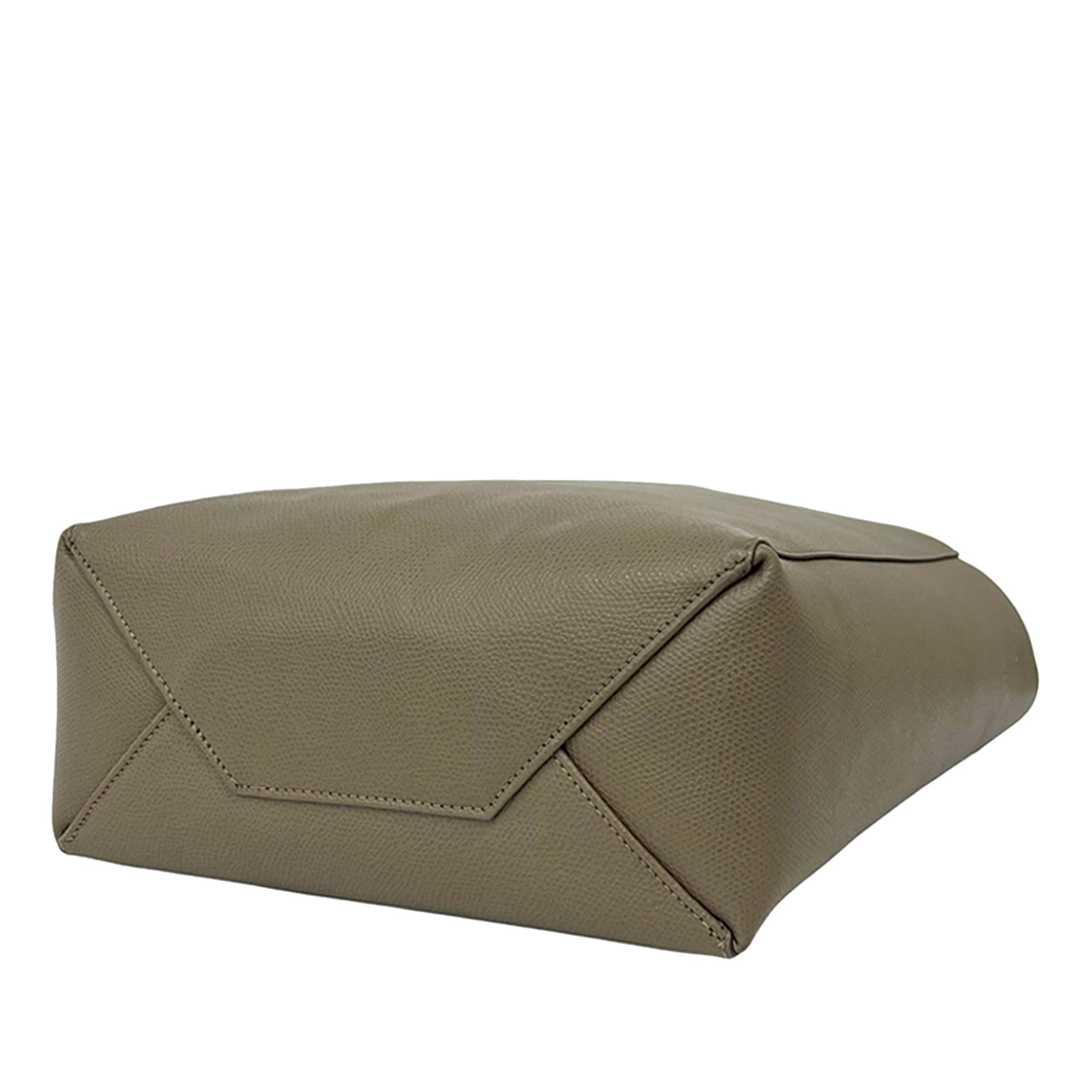 Small Grained Calfskin Vertical Cabas Satchel - Image 3