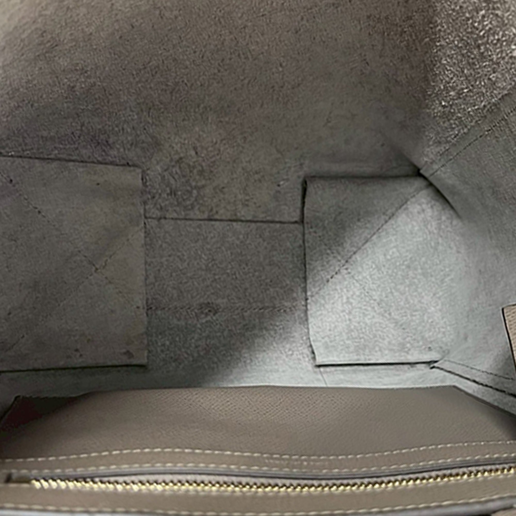 Small Grained Calfskin Vertical Cabas Satchel - Image 4