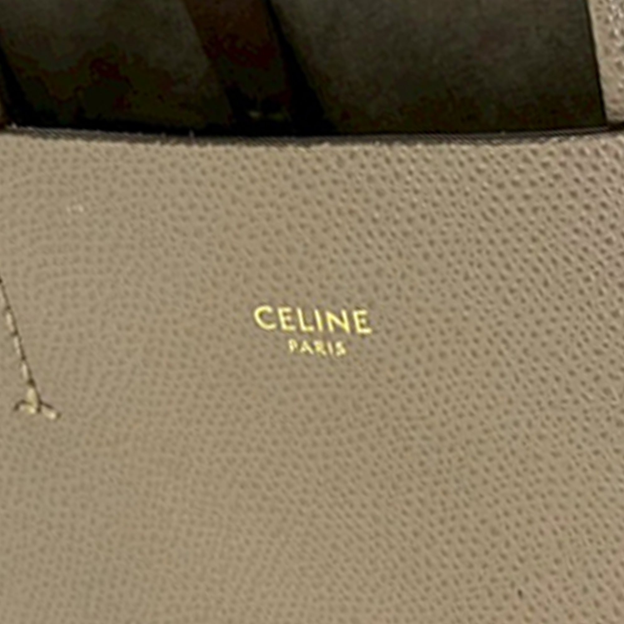 Small Grained Calfskin Vertical Cabas Satchel - Image 5