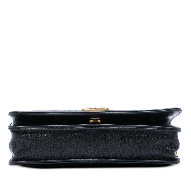 Quilted Caviar Boy Wallet on Chain - Image 3