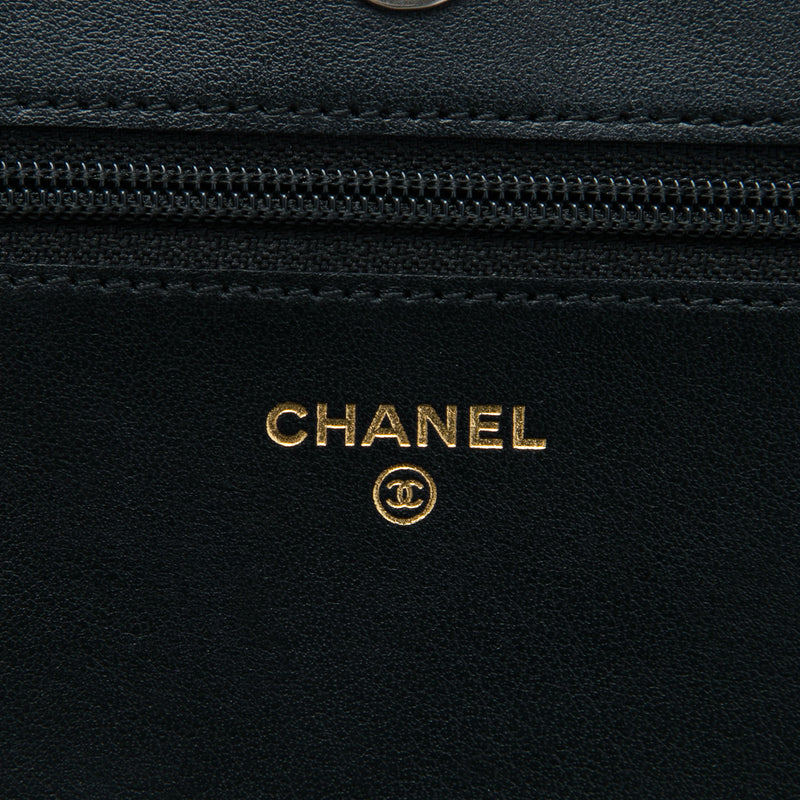 Quilted Caviar Boy Wallet on Chain - Image 5