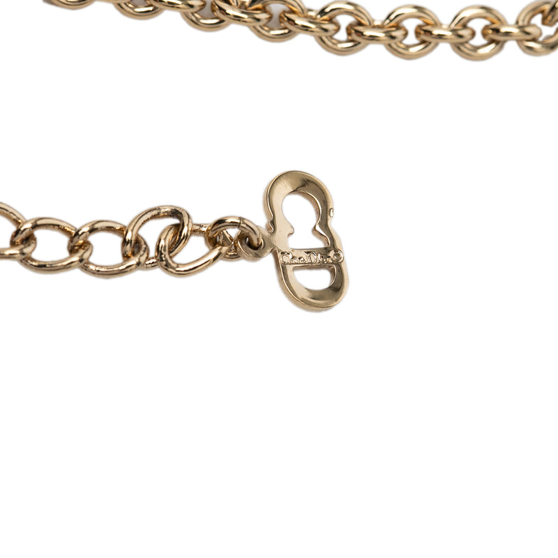 Gold Plated Logo Pendant Necklace - Image 5
