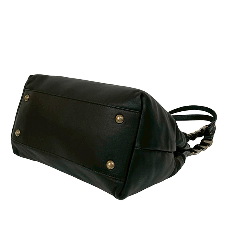 Leather Vara Bow Shoulder Bag - Image 3