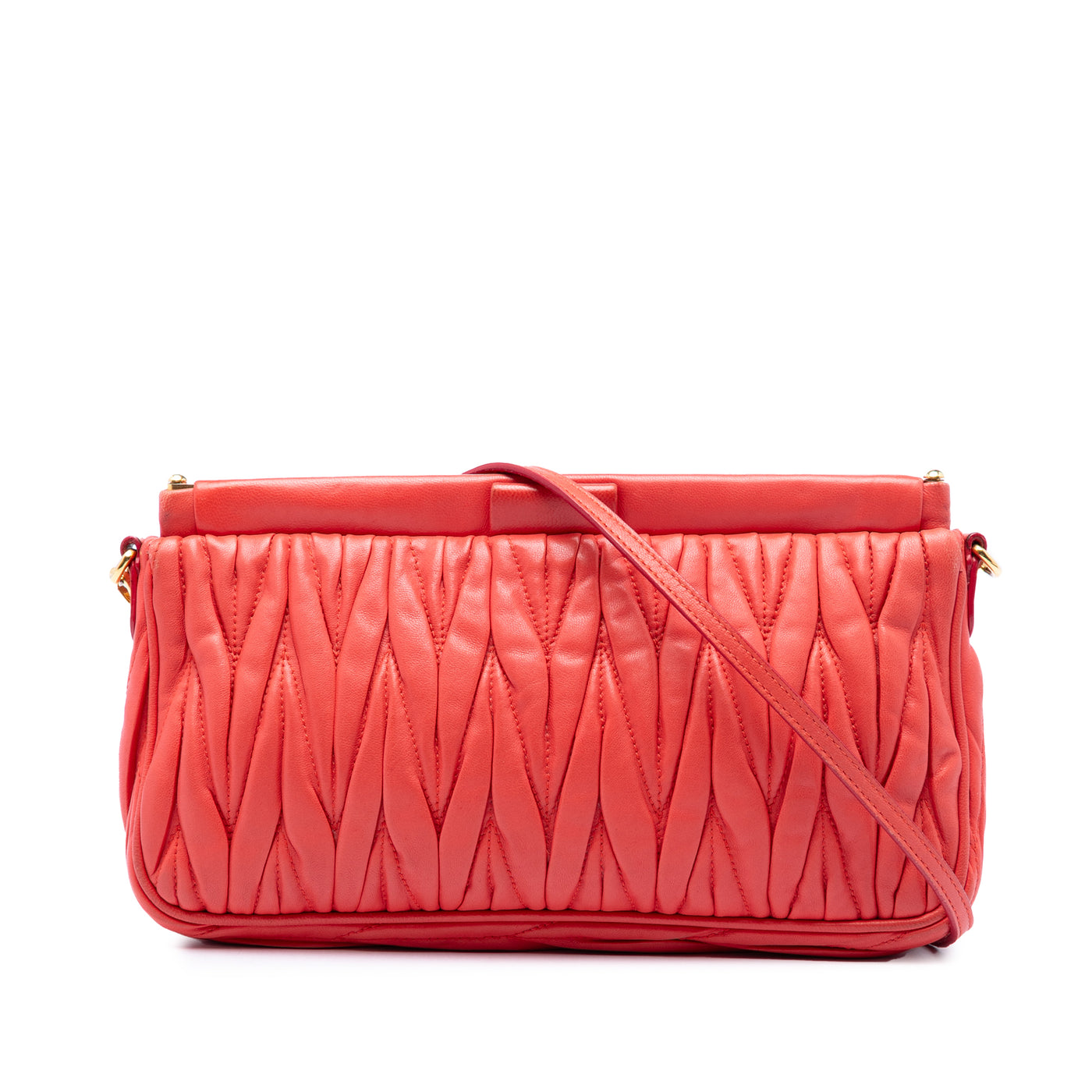 Matelasse Nappa Frame Shoulder Bag - Image 1