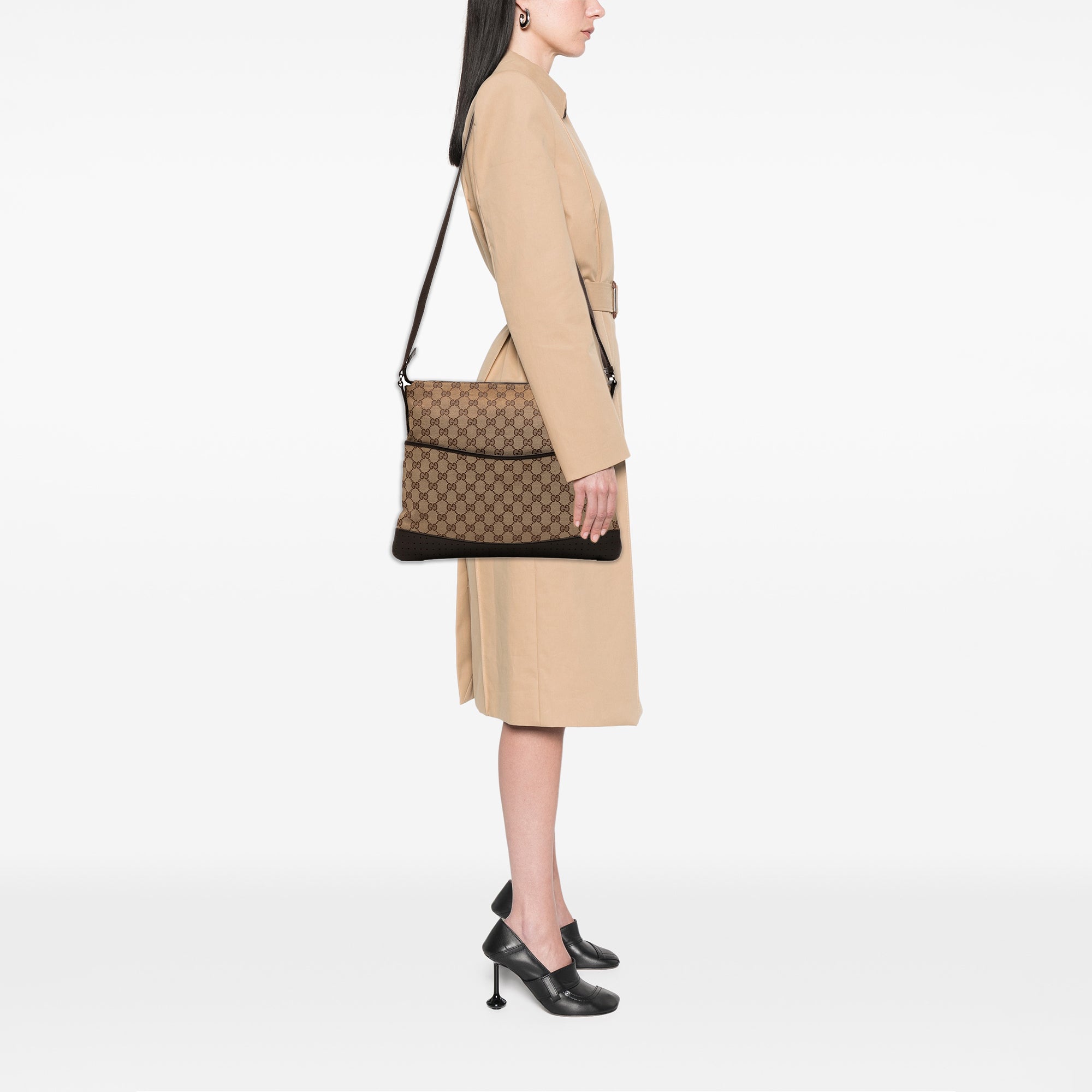 GG Canvas Perforated Crossbody - Image 11