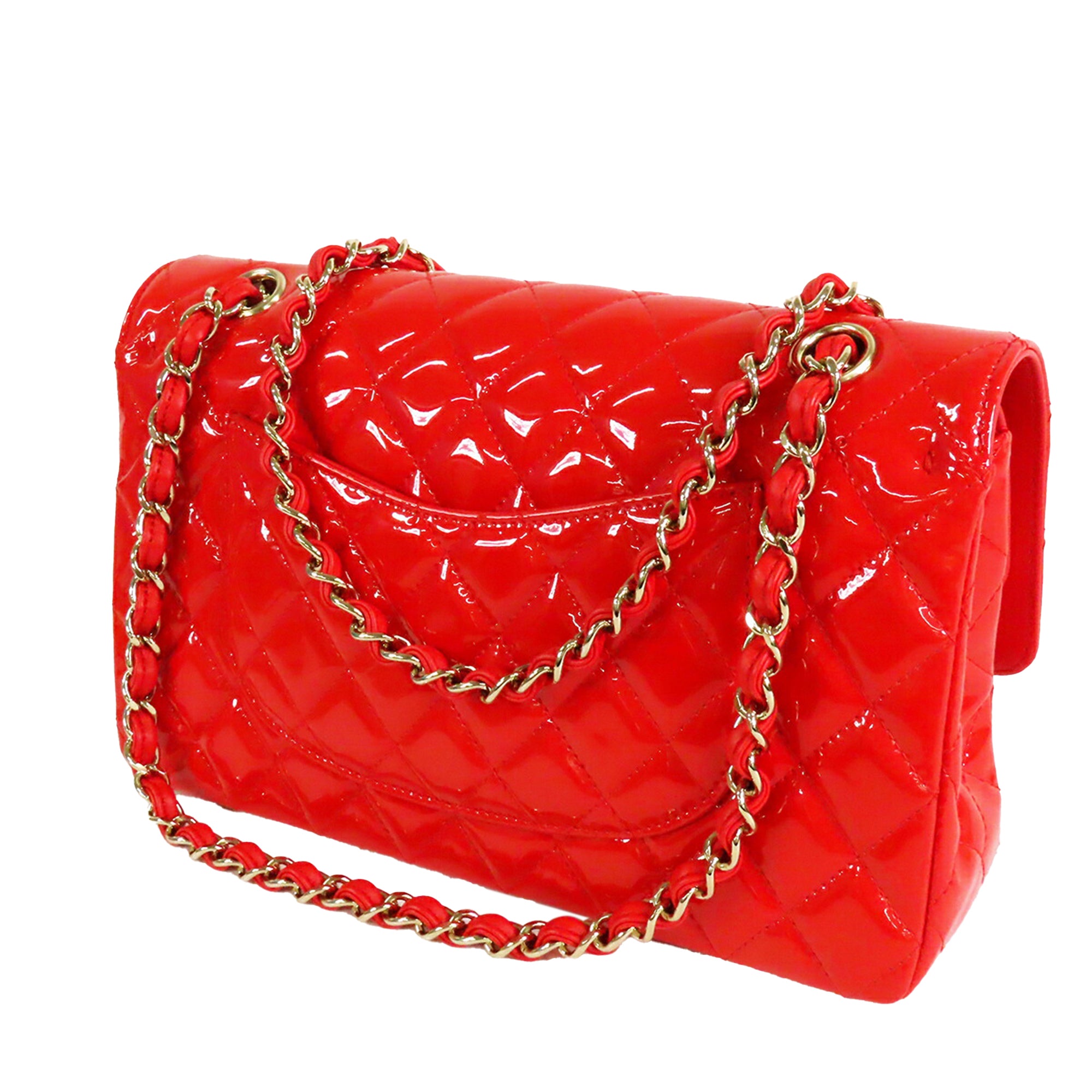 Medium Classic Patent Double Flap - Image 2