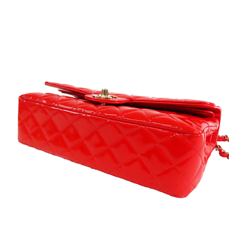 Medium Classic Patent Double Flap - Image 3